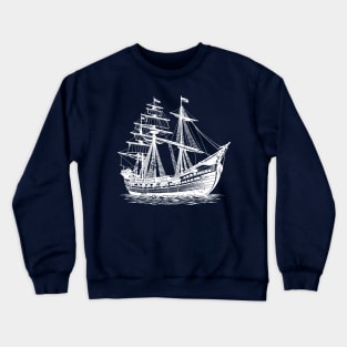 17th Century Ship Crewneck Sweatshirt